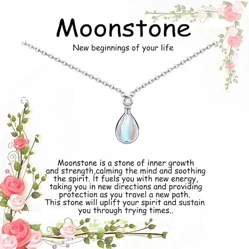 7. Monica Vinader Moonstone Pendant Necklace