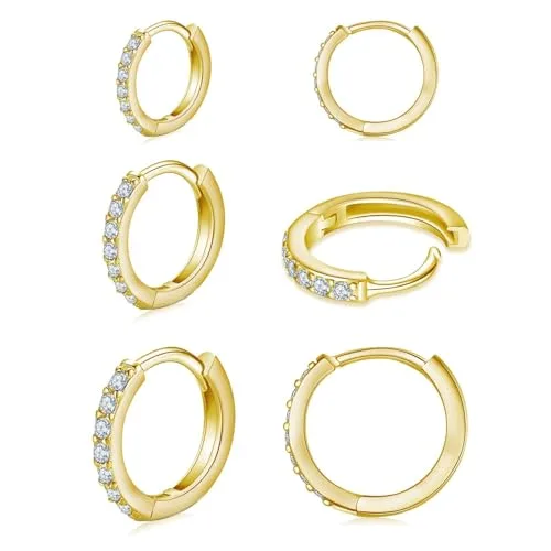 5. Mejuri Mini Diamond Hoop Earrings
