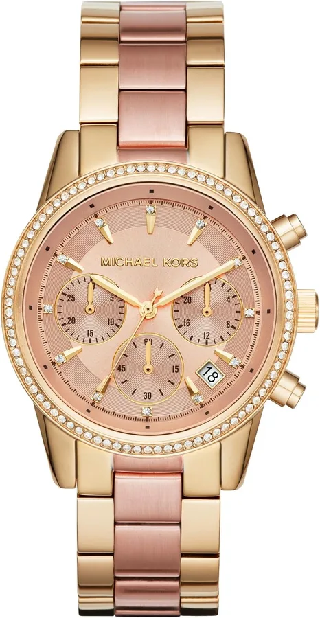 14. Michael Kors Bryant Pavé Chronograph Watch