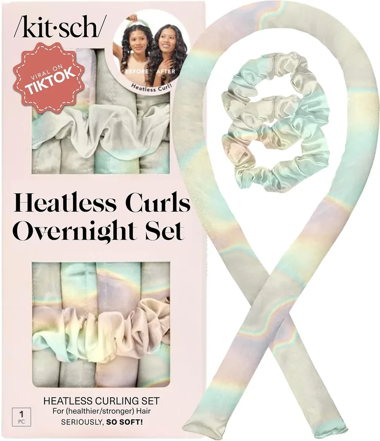 11. Kitsch Satin Heatless Curling Set
