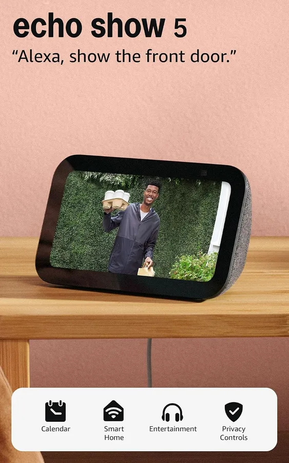 6. Amazon Echo Show 5 (Bedside Smart Display)