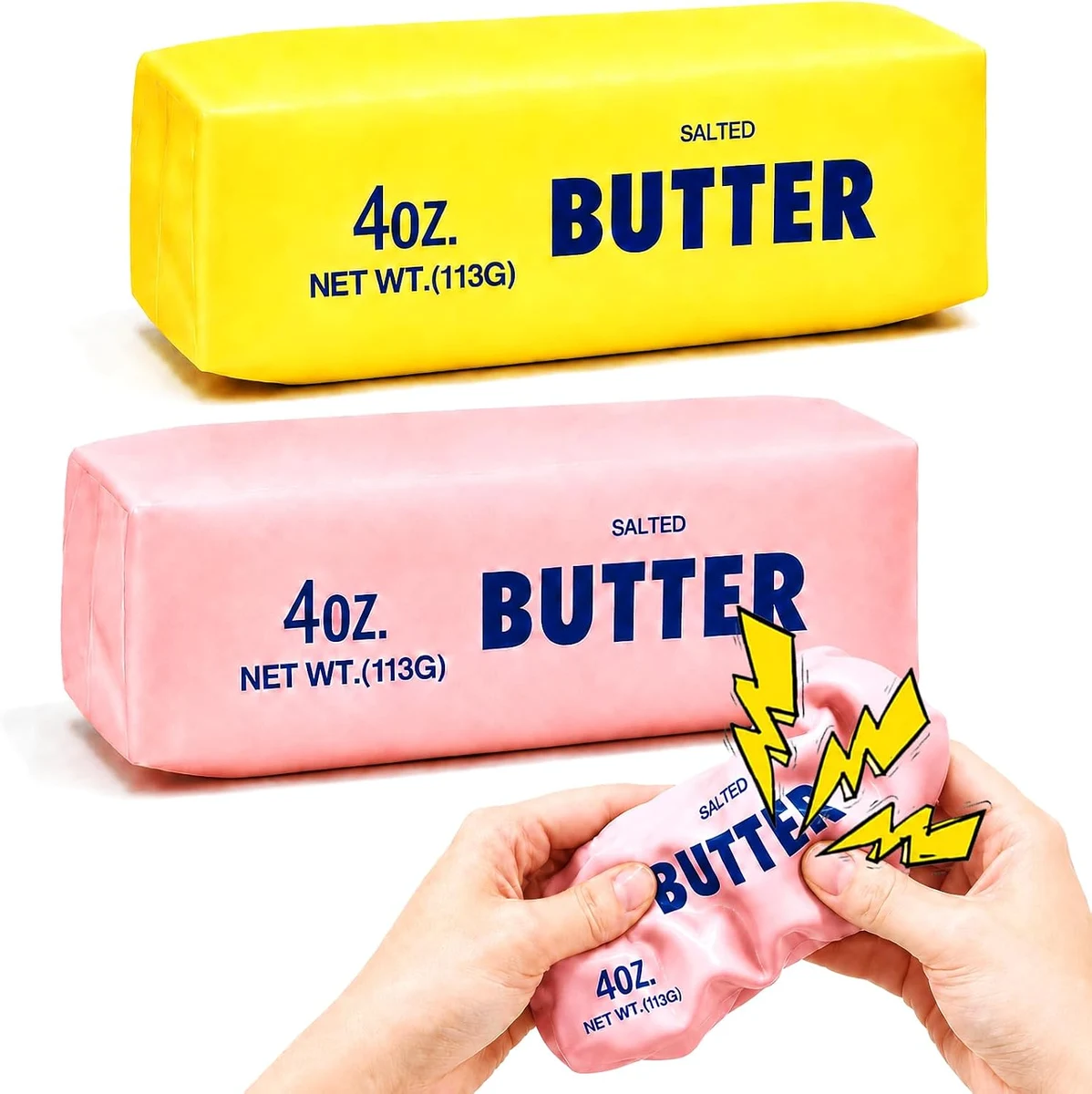 2. Klysuron Crunchy Butter Squishy 2-Pack
