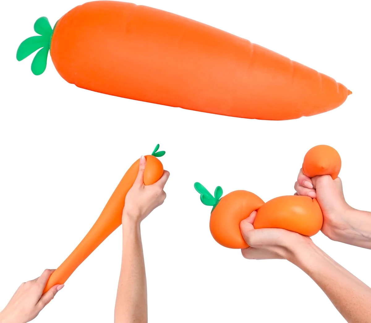 16. Toymendous Jumbo Squishy Carrot