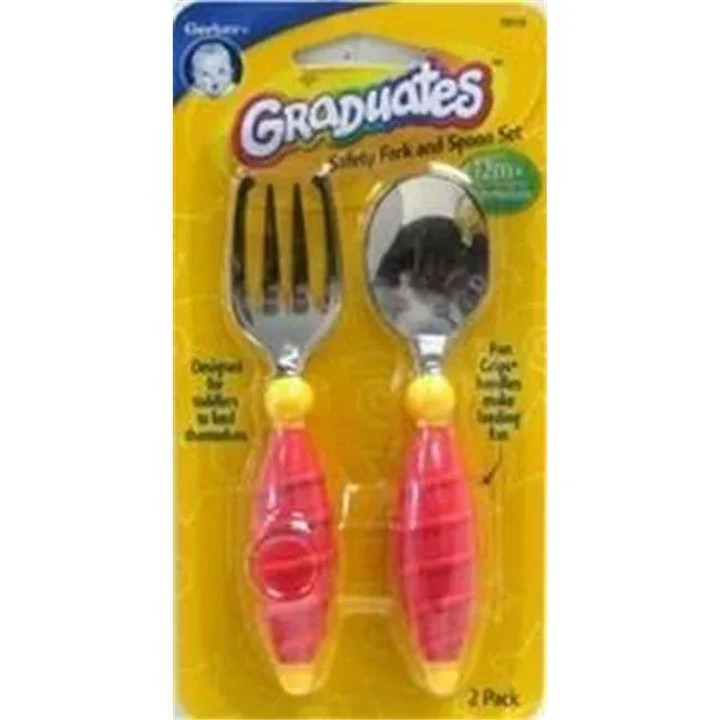 7. Gerber Graduates Fork & Spoon Set with Case