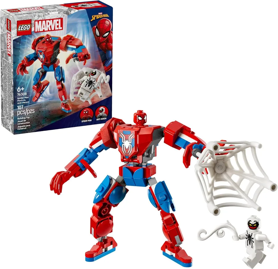 16. LEGO Marvel Spider-Man Mech vs. Anti-Venom (76308)