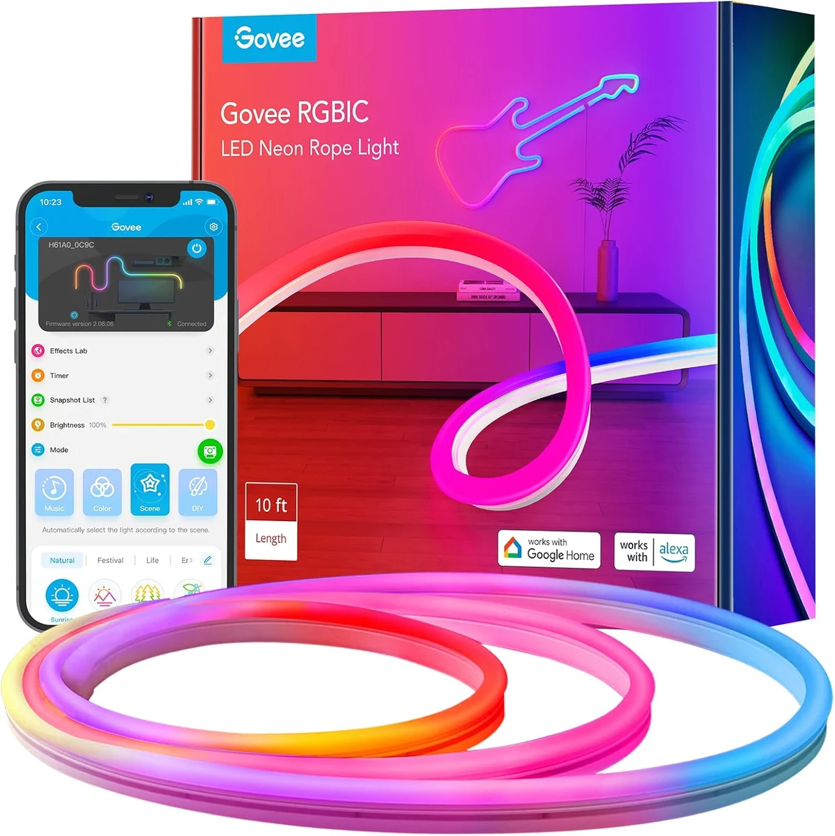 LED Strip Lights 10ft — Color Changing RGB