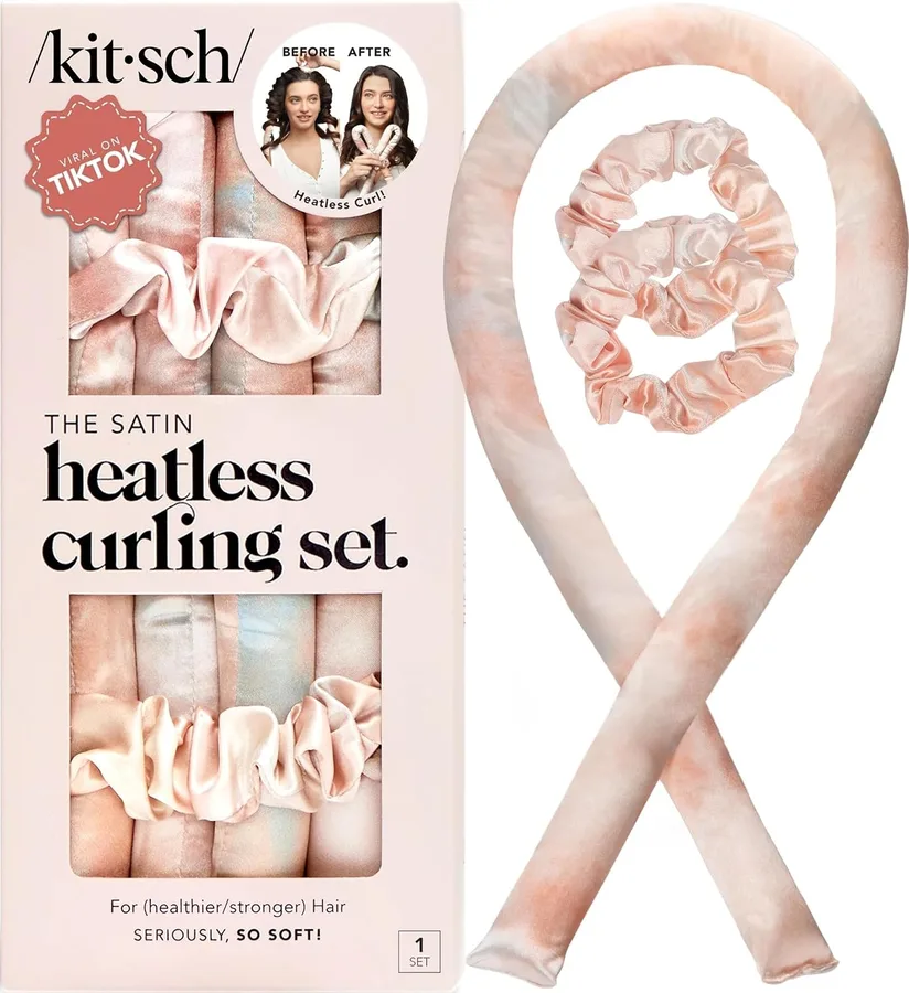10. Kitsch Satin Heatless Curling Set