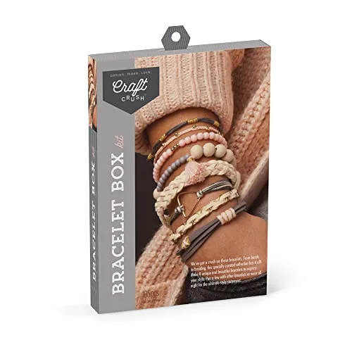14. Craft Crush Bracelet Maker Set (DIY Friendship Bracelet Kit)