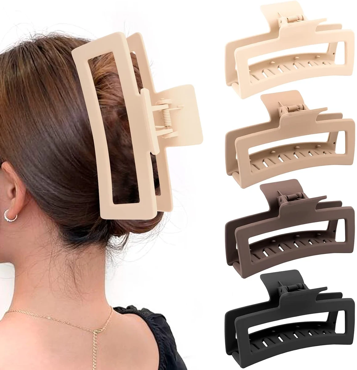 ZYTJ 5 Inch Extra Large Claw Clips, 4-Pack X
