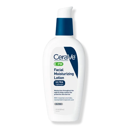 10. CeraVe PM Facial Moisturizing Lotion (Travel Size)