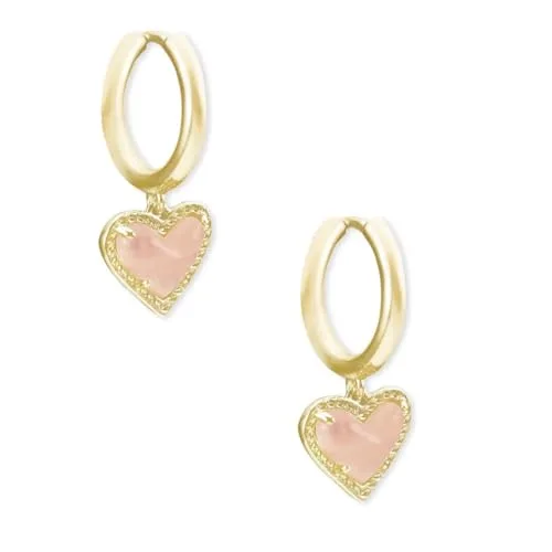 2. Kendra Scott Ari Heart Huggie Earrings