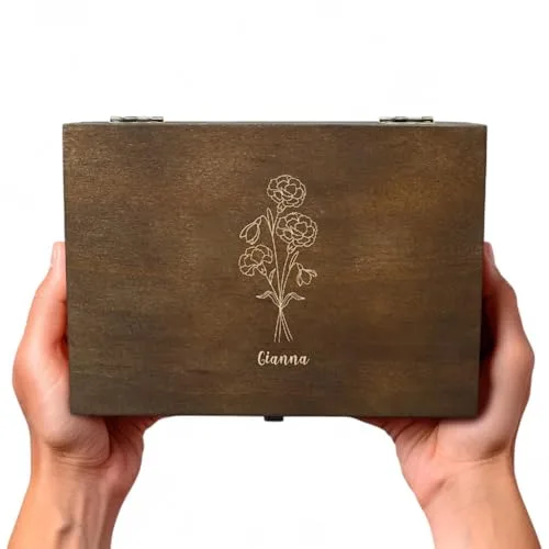 Personalized Engraved Jewelry Box