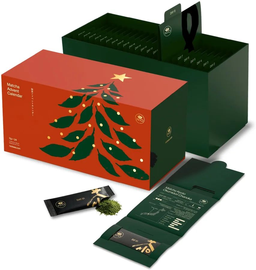 19. Nio Teas Matcha Advent Calendar (24 Single-Origin Matchas)