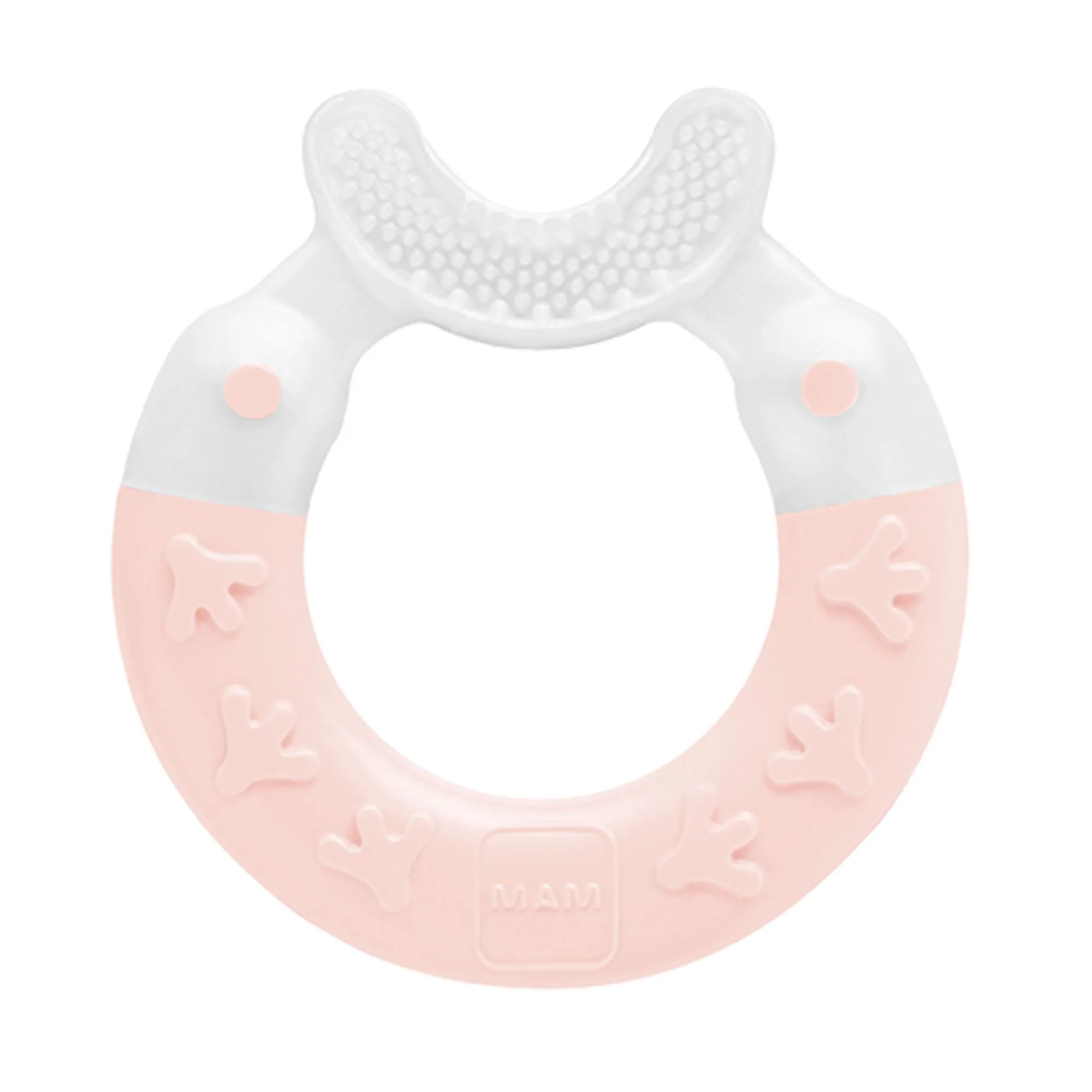9. MAM Bite & Brush Silicone Teether