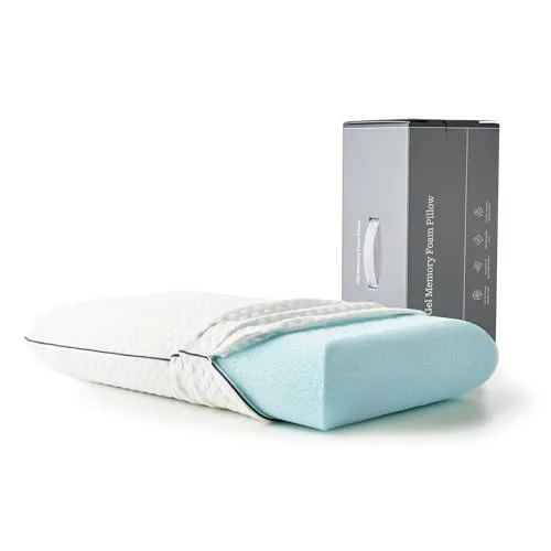19. Halo Sleep Gel Memory Foam Pillow (cooling)