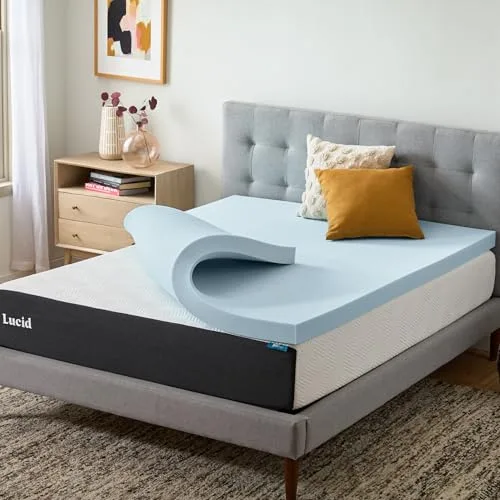Lucid 3-Inch Gel Memory Foam Topper