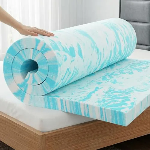 10. Nestl 4" Gel-Infused Memory Foam Mattress Topper — Twin XL