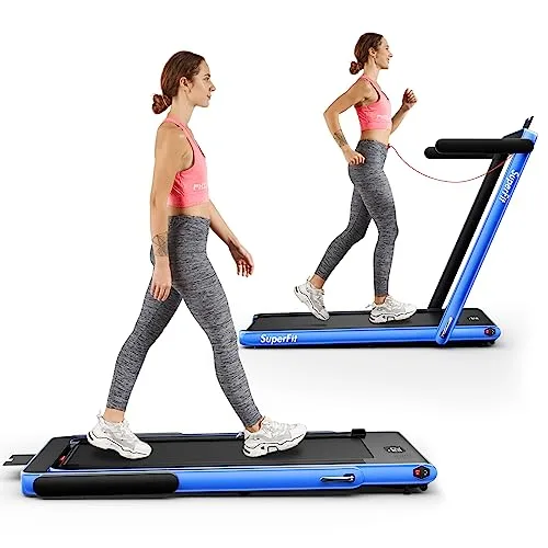 GoPlus 2-in-1 Folding Treadmill