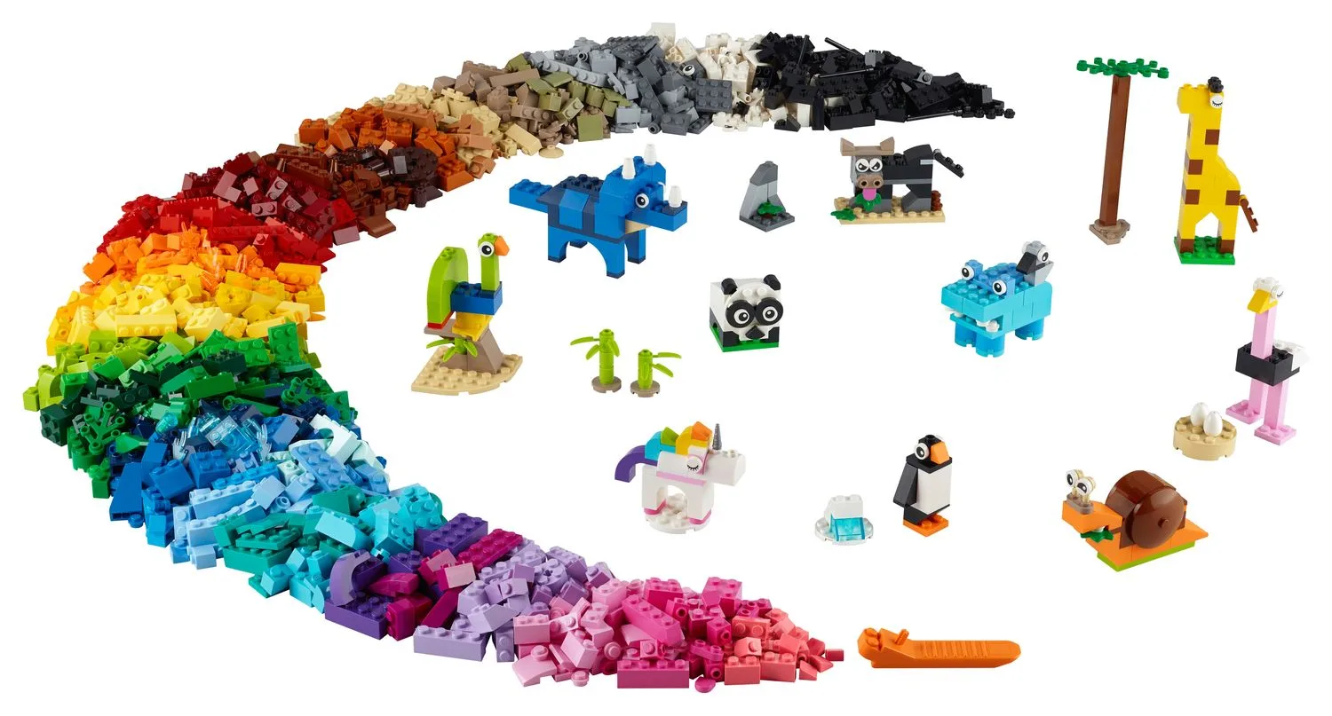 8. LEGO Classic Bricks and Eyes (11011) Creative Building Set