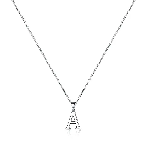 4. Mejuri Initial Pendant Necklace (Sterling Silver)