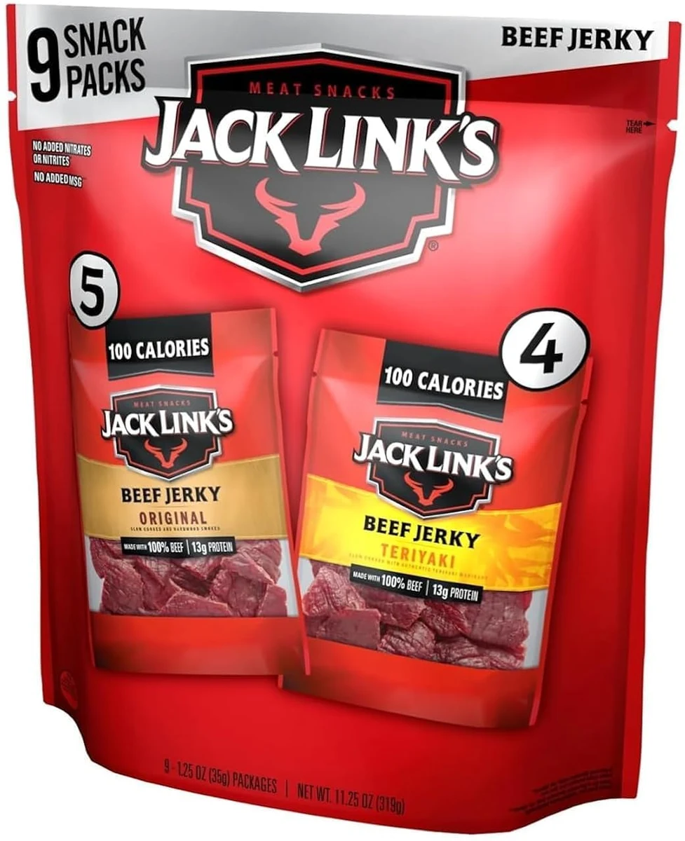 18. Jack Link's Beef Jerky Variety Pack (9 Bags)