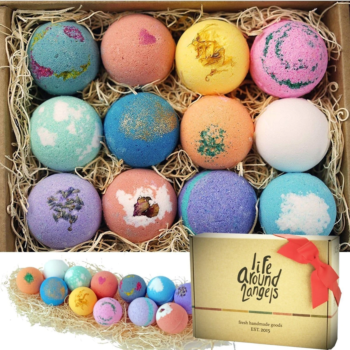 16. LifeAround2Angels Bath Bombs (12)