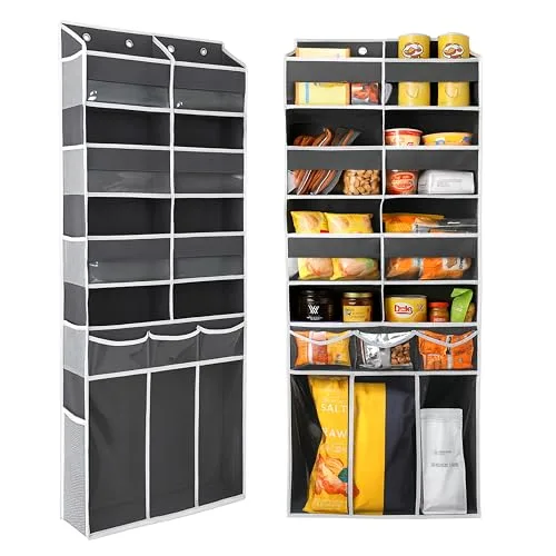 4. AmazonBasics 8‑Pocket Over‑Door Organizer