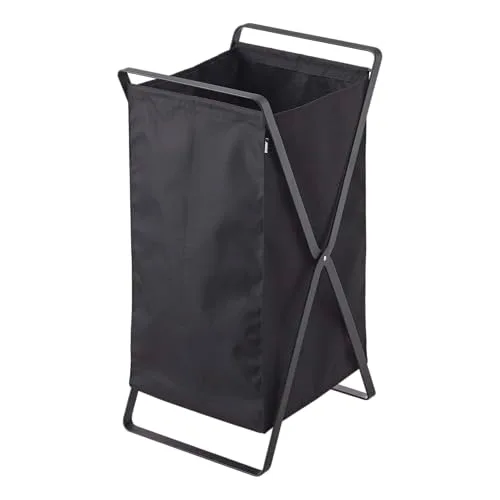 8. YAMAZAKI Tower Collapsible Laundry Hamper