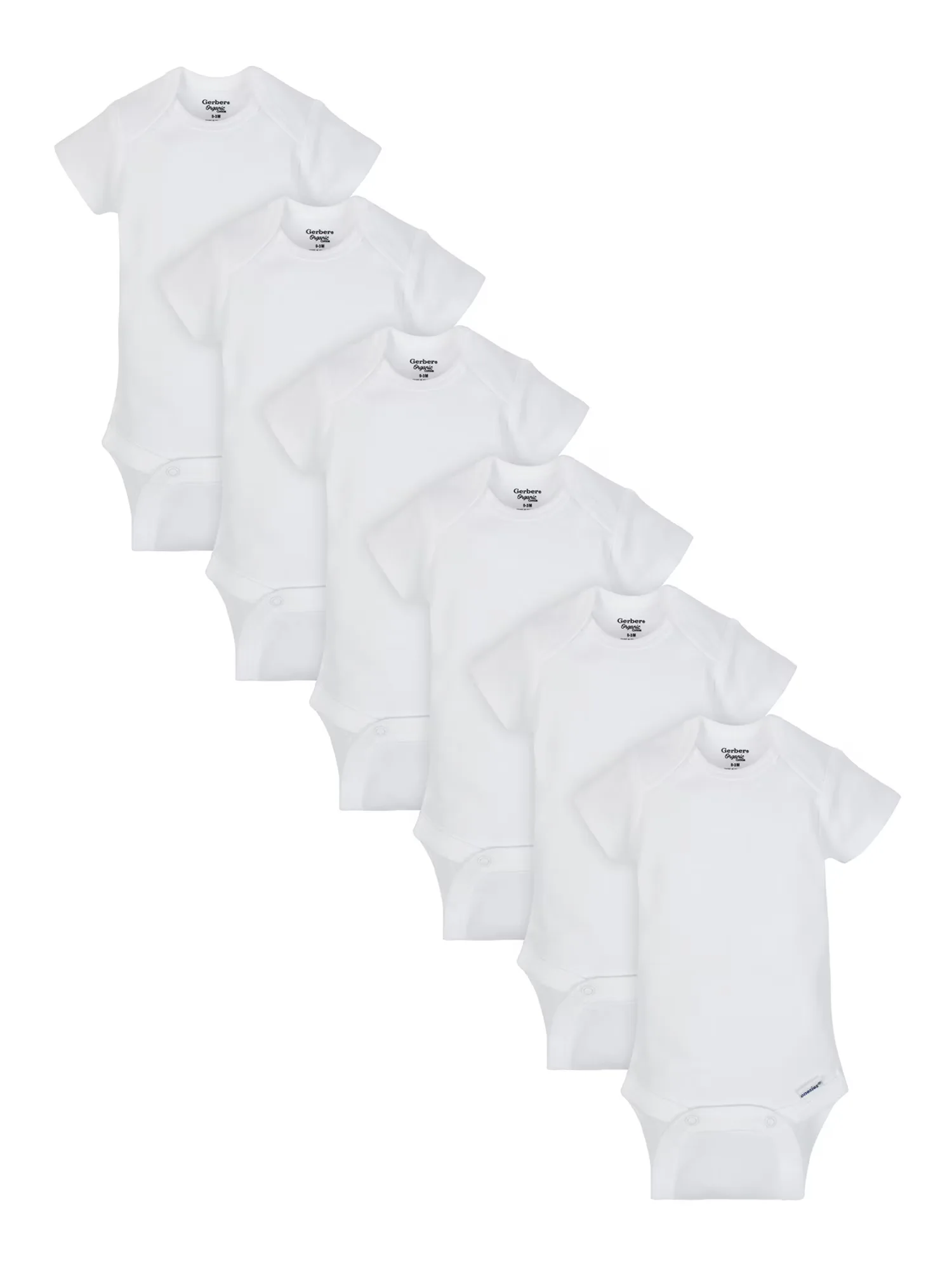 19. Gerber Baby Cotton Onesies (5-Pack)