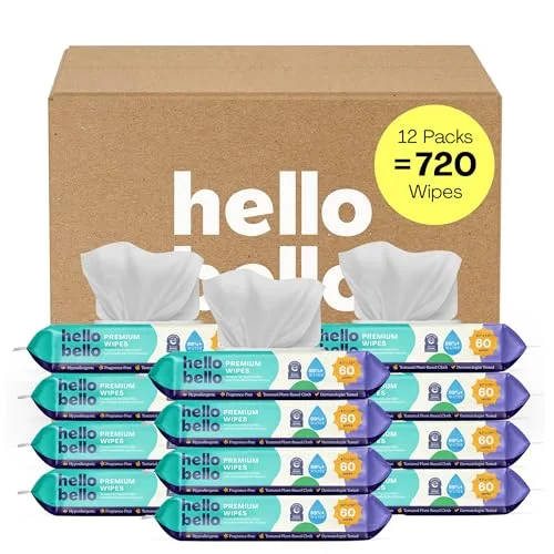 10. Hello Bello Baby Wipes Sensitive (Bundle)