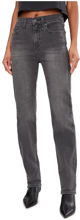 19. Levi's 724 High Rise Straight Jeans (Dark Wash)