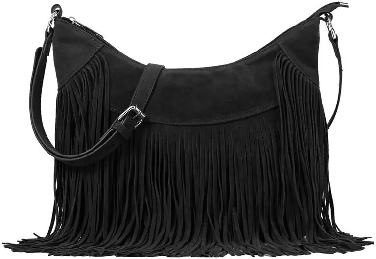 31. Sunwel Fashion Fringe Hobo Bag