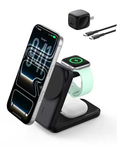 10. Belkin 3-in-1 Wireless Charging Stand (Belkin)