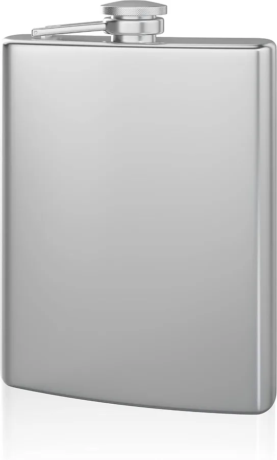 2. Top Shelf Flasks 6oz Stainless Steel Hip Flask