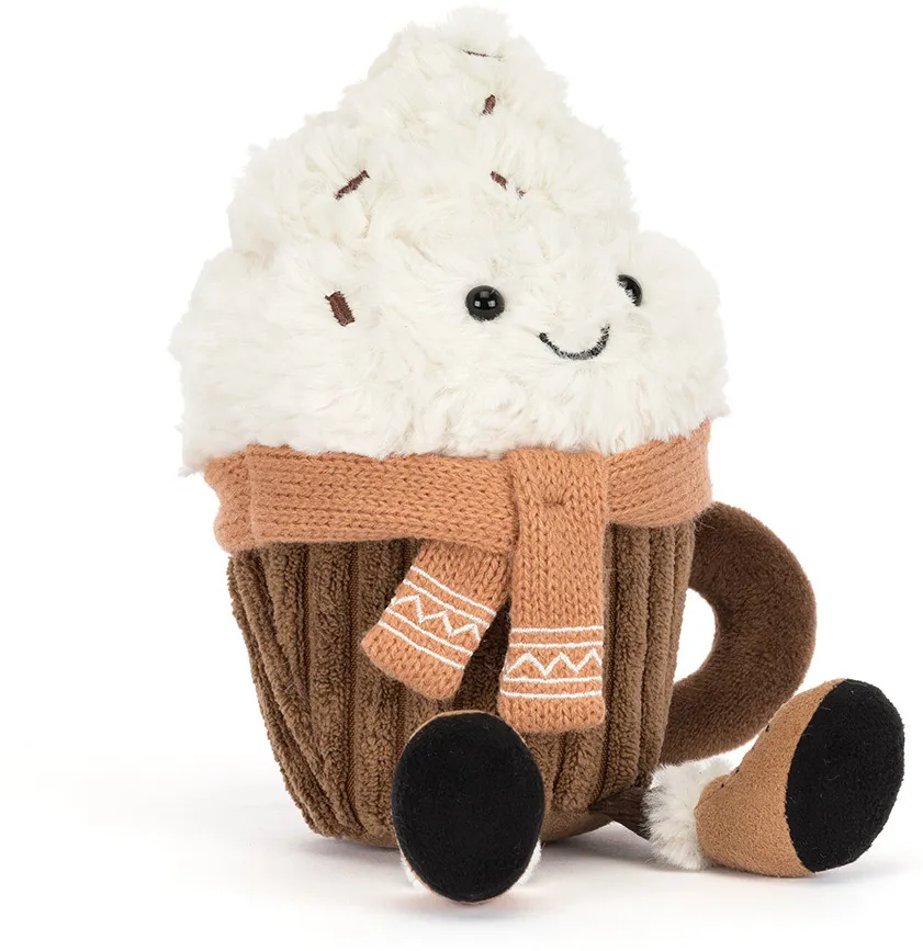 1. Jellycat Amuseables Scarffles Hot Chocolate