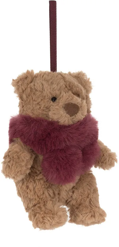 Jellycat Bartholomew Bear Winter Warmer Decoration