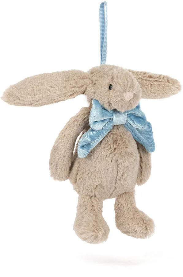 9. Jellycat Bashful Beige Bunny Decoration