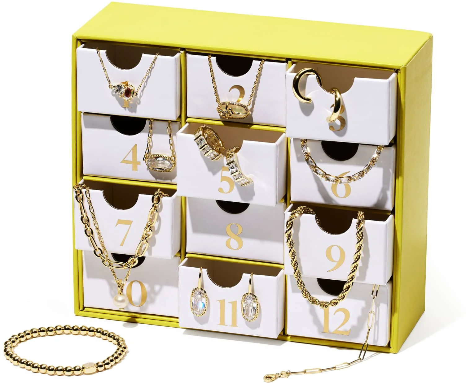 Kendra Scott 2026 12 Days of Joy Gold Bestsellers Box