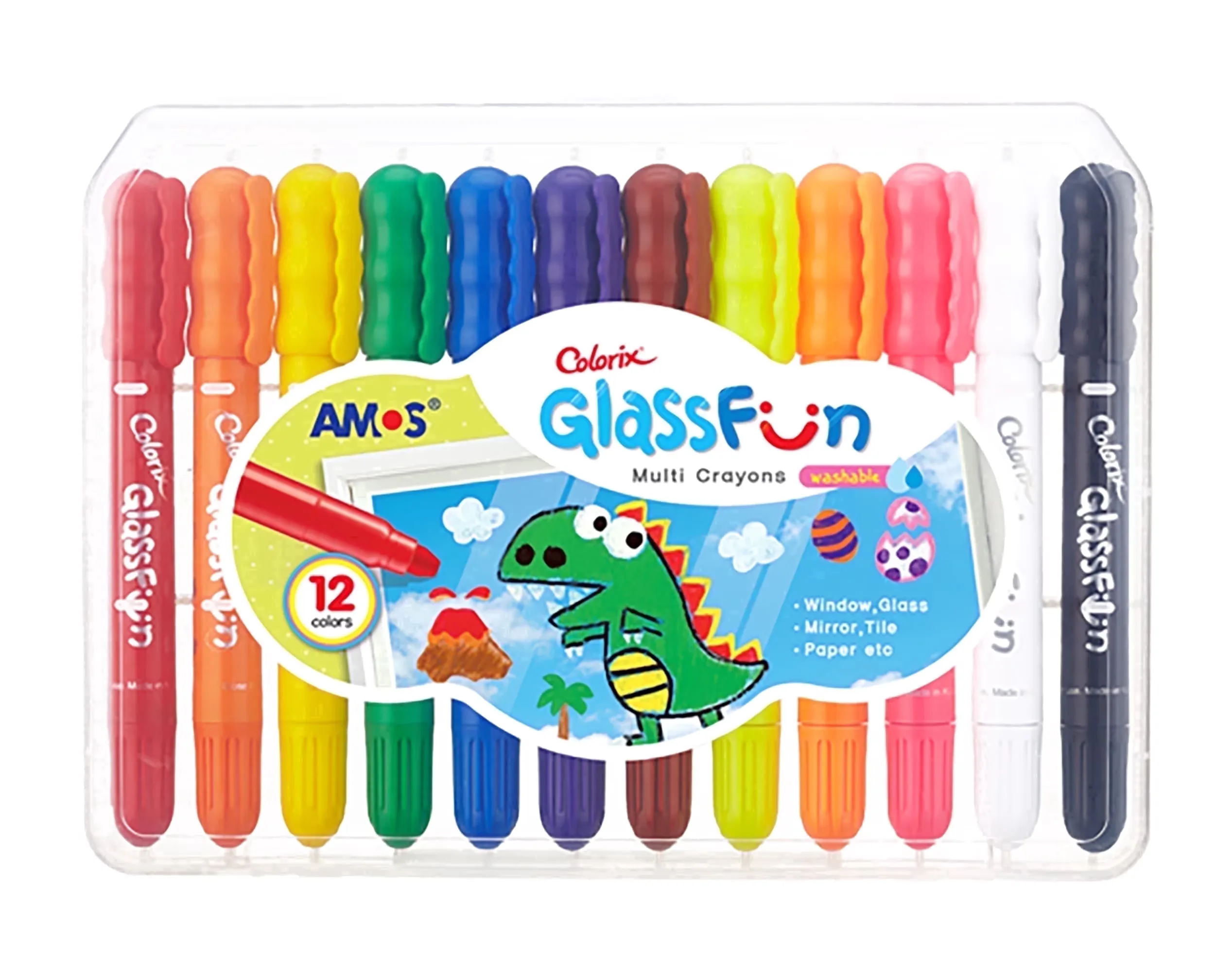 11. Merriweather Kids 12‑Piece Washable Markers & Crayon Set