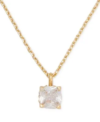 5. Kate Spade New York Small Square Pendant Necklace
