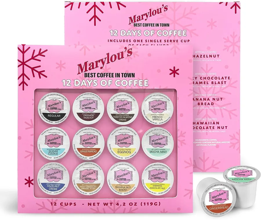 6. Marylou's Coffee Advent Calendar (12 K-Cups)