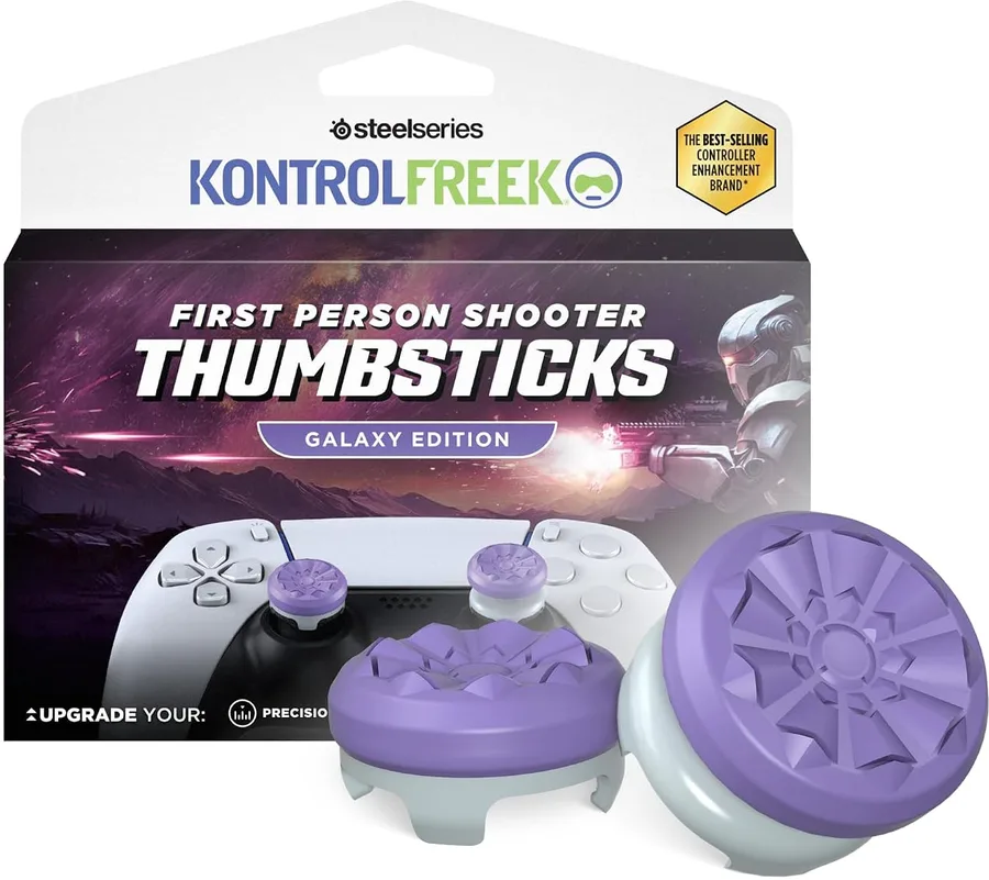 17. KontrolFreek FPS Freek Galaxy Thumbstick Grips (PS5)