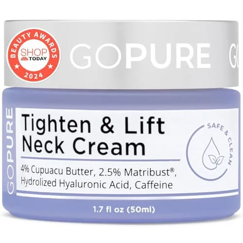 12. goPure Tightening Neck Cream