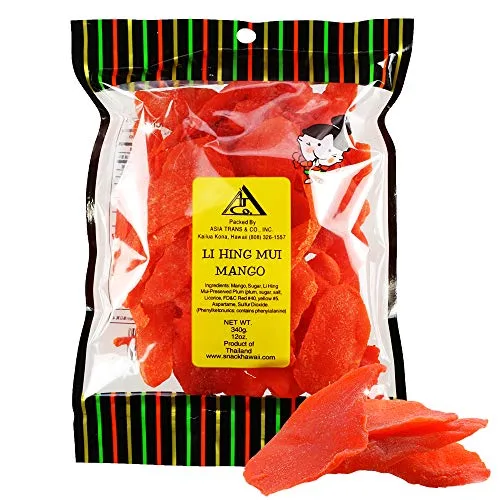 4. Li hing mui candy or mango
