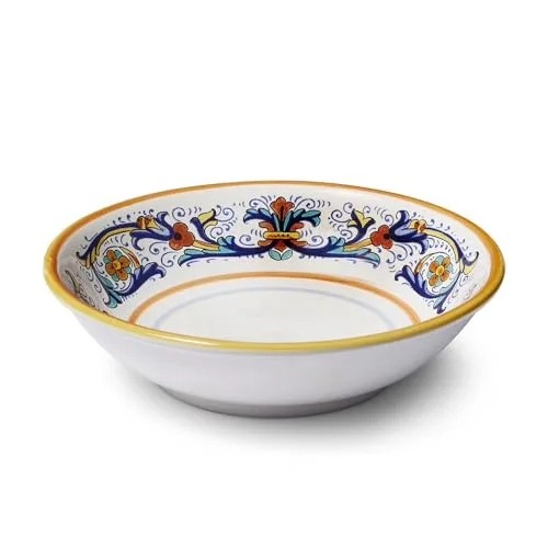 16. Deruta Hand-Painted Ceramic Pasta Bowl (Deruta Artisans)