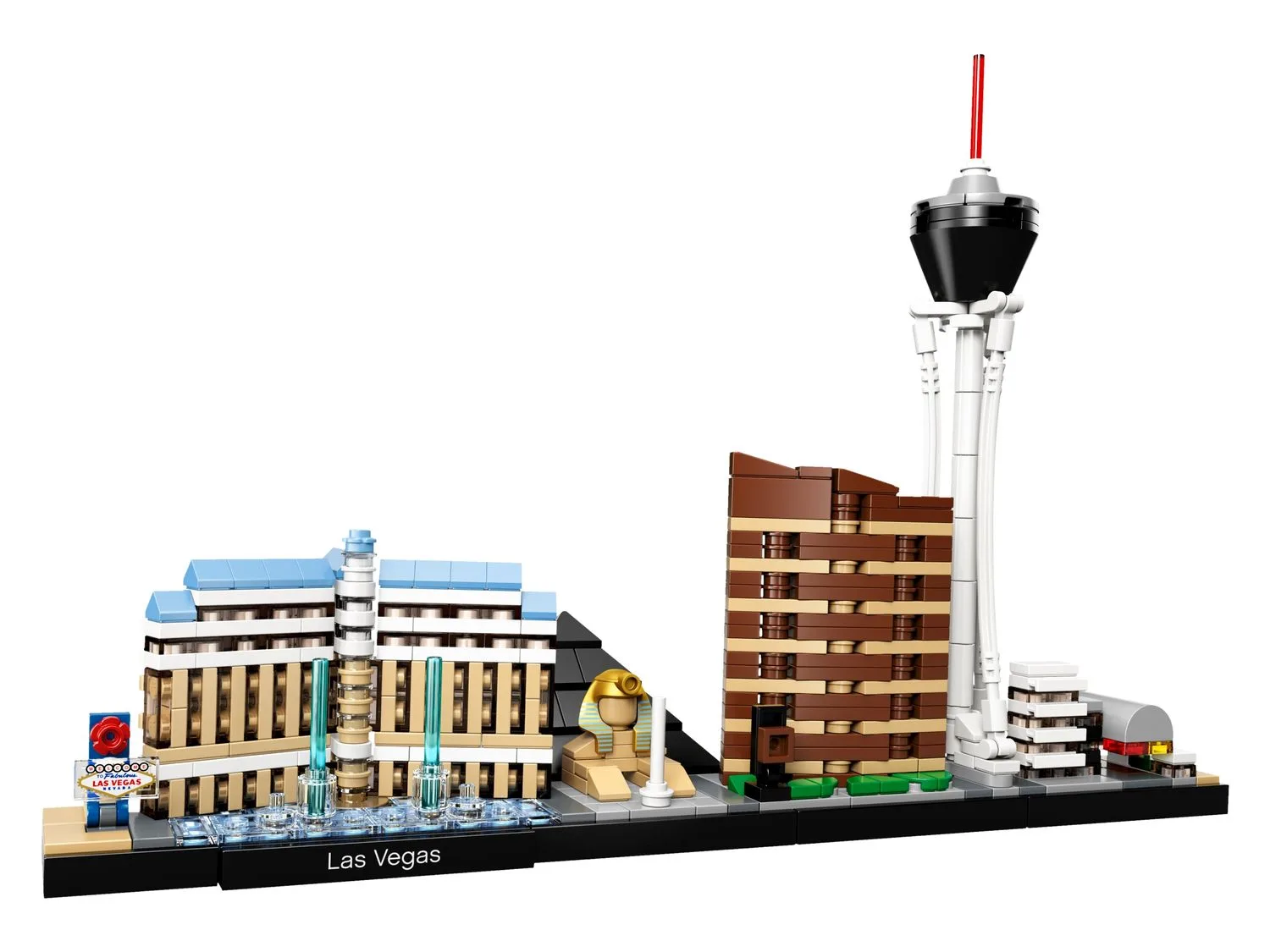 15. LEGO Creator Expert Las Vegas Skyline Set (LEGO set 21047 Las Vegas)