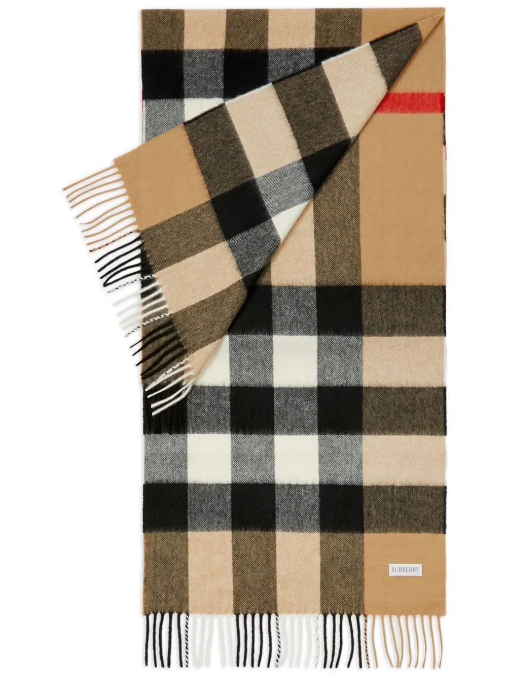 16. Burberry Vintage Check Cashmere Scarf