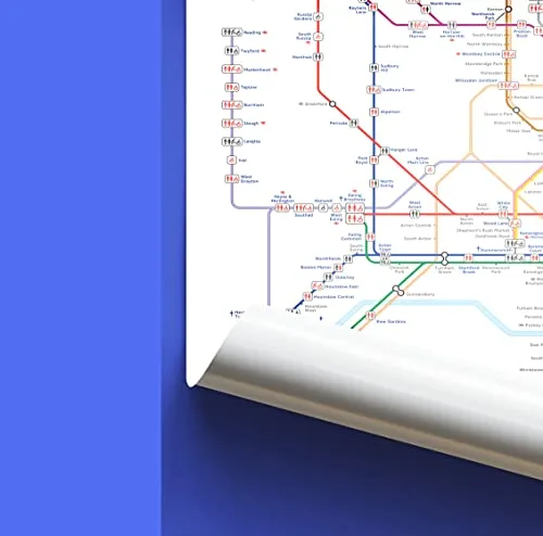 12. Transport for London Underground Map Poster