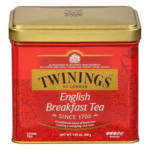 2. Twinings Classic English Breakfast Tea Tin