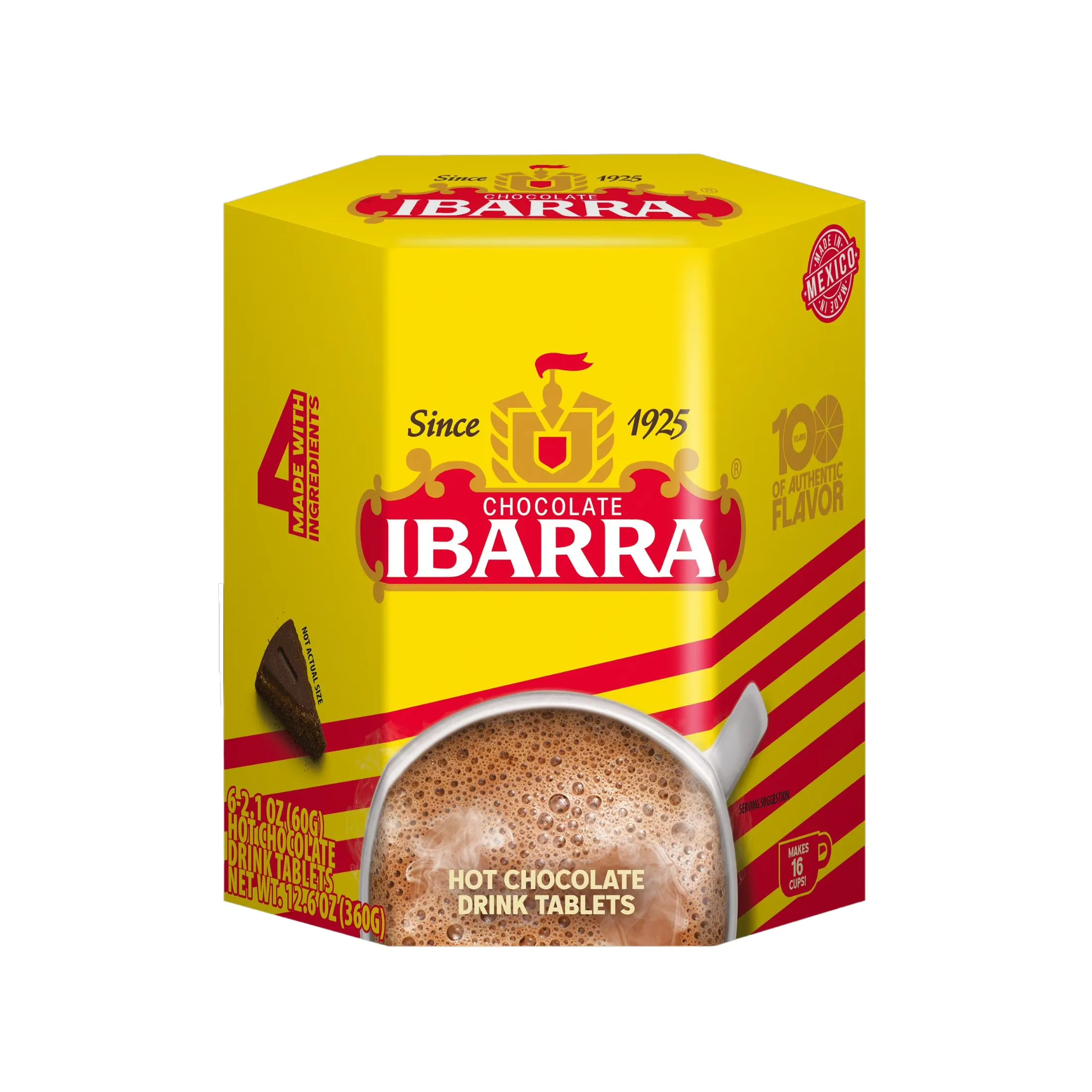 11. Ibarra Mexican Chocolate Tablets — Traditional Drinking Chocolate (12 oz)